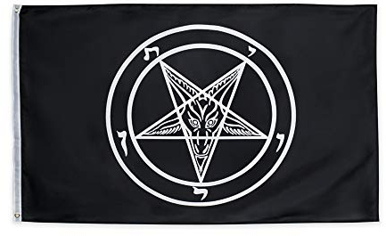 HXFLAG 3x5 Fts Baphomet Church Templar Satan Flag