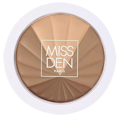 Miss Den Trio Bronze Eclat Peaux Mates Poudre de Soleil Effet Hâlé Naturel