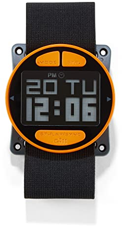 Gill Stealth Timer Sailing Yachting and Dinghy Watch - Black Orange - Unisex