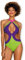 Selente Love & Fun Seducente Monokini Lilla/Verde, L