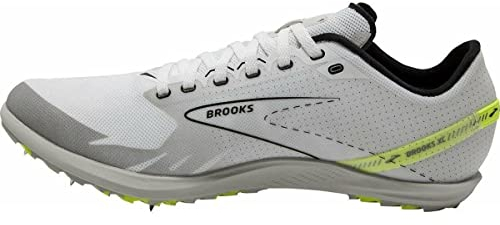 Brooks Draft XC Supportive Langlaufschuh, Weiß/Schwarz/Nightlife, 9.5 Women/8 Men