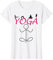 Damen Yoga Figur T-Shirt