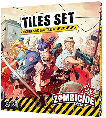 CMON - Edge Entertainment CMON Zombicide Segunda Edición: Tiles Set - Expansión (CMZCD007ES)