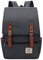 VARLIVOO Casuale Uomo Zaino Donna Zainetto 14 Laptop Borse Lavoro Viaggio Scuola Università Campeggio Antifurto Zaino Impermeabile Polyester Grigio Scuro
