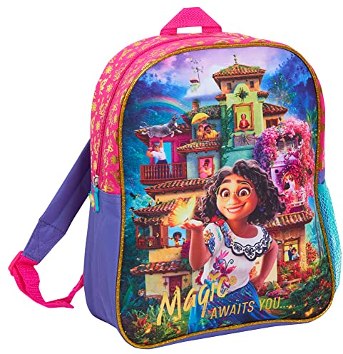 Disney Encanto Rucksack für Mädchen, Mirabel, Schule, Kindergarten, Lunchtasche, multi, Einheitsgröße