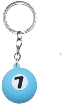 kapitomanio Porte-clés en forme de boule de billard créatif à 8 boules pour joueur de billard, 7, Suitable