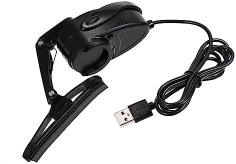 Mulcort Motorradhelm-Wischer, 2 W wasserdichter USB-Motorradhelm-Scheibenwischer, Mini-elektrischer Scheibenwischer