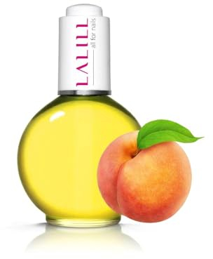 LALILL Tratamiento Nutritivo 75ml - Aceite de Melocotón con Pipeta para Cutículas - Cuidado Vegano para Uñas y Manos - Manicura Profesional en Casa