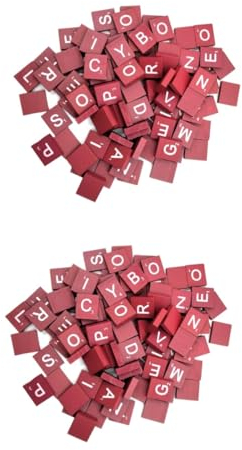 HEMOTON 200 STK Fliese Lernbrief Vorschule Holzklötze ABC 123 Spielzeuge Babyspielzeug aus Holz Holzspäne Baby Holzwürfel Weihnachten Kunsthandwerk Spanplatte Puzzle schmücken Hölzern