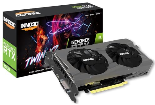 Inno3D Nvidia GeForce RTX3050 Twin x2 6GB 96Bit GDDR6 Grafikkarte (N30502-06D6-1711VA60)