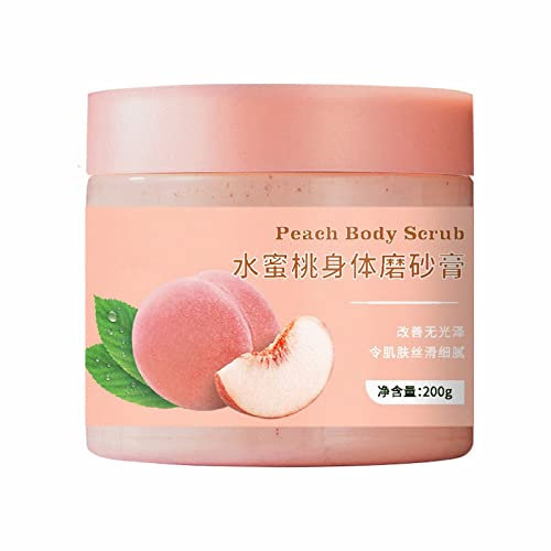 Aufhellendes Fruchtpeeling für den Körper, Peeling, glatter Duft, Hühnerhaut-Peelingmilch 200 Teebaumöl Shampoo (D, One Size)