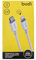 Budi® 1M Type-C to Lighting Connector Cable for Fast Charging & Data Transfer, Compatible for Mobile Devices-White