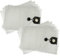 vhbw 10x Sacs compatible avec Kärcher NT 30/1 Ap Te L, Ap L, Tact Te L, Tact L aspirateur - microfibre non tissée, 64cm x 44,5cm blanc