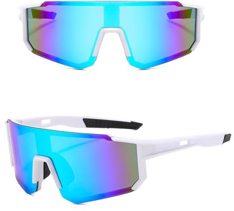 MUSELK Sport Sonnenbrille Herren Damen Fahrradbrille Sunglasses Polarisierte Sonnenbrille für Outdooraktivitäten MTB Rennrad Radfahren Biking Ski mit UV400