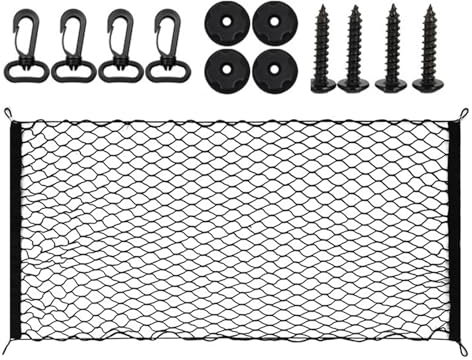 Autonetz für Kofferraum, Auto-Gepäcknetz | Aufbewahrungsnetz, Netz-Organizer für hinten,Starkes multifunktionales Aufbewahrungsnetz für Autos, für SUVs, Fischerboote, Campingfahrzeuge,