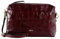 Abro Leder Maxi Cocco Crossbody Bag Kaia Bordeaux