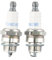 FACULX 2 x Zündkerzen, CJ8 Taschenlampe, passend für die meisten Motorgeneratoren, Standard-Zündung, kleine Zündkerze für L6RTC/L7RTC/L8RTC/L8RTF-Motoren