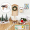Nordstern Wichteltür Set - Komplettset inkl. Backset, Wichtelbriefe, Baustelle, Adventsakelnder, magischer Tür, Schilder und mehr Zubehör für die Adventszeit, DIY-Dekoration für Weihnachten
