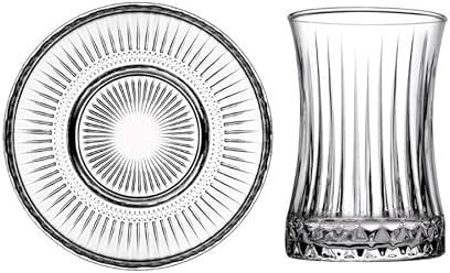 CiCi HOME ELENA Türkische Teegläser Set Kristalloptik 12-teilig 170 ml