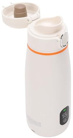 Qcwwy Bollitore Elettrico da Viaggio Bollitore Elettrico Portatile Riscaldamento Senza Fili Design Mini da Viaggio Piccoli Elettrodomestici per la Vita della Caldaia Ad Acqua Calda