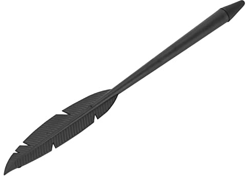 EIMSOAH Capacitive Stylus Durable Feather Shape Touch Pen for Tablet Stylus Digital Pen, for Writing Drawing Editing Photos Highlighting Text, for Mobile Phone Tablet, Rubber (Rubber tip)