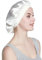 Alnorm Cuffia da Notte per Capelli Crespi Bianco Bonnet di Lusso per Ragazze