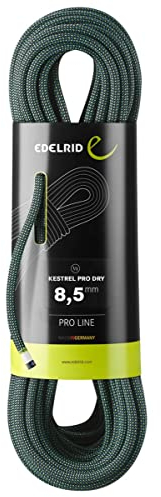EDELRID Kestrel Pro Dry 8,5 mm Halbseil, neon Green, 60m