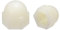 sourcing map 10stk. M8 Hutmutter, Hex Eichel Kuppelmuttern für Schrauben Bolzen Nylon Weiß