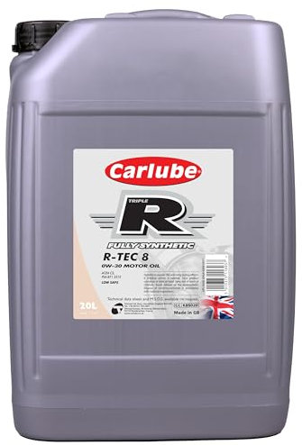 Carlube Triple R 0W-30 ACEA C2, PSA Fully Synthetic Engine Oil R-TEC 8 20L