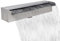 Tidyard Lame d'eau Rectangulaire pour Piscine en Acier Inoxydable 45 cm
