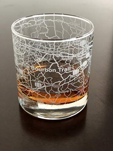 Rocks Whiskey Old Fashioned - Vasos Cubata Mapa urbano de cristal de 11oz