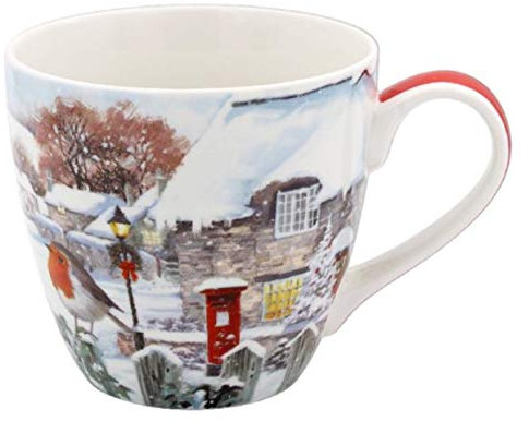 The Leonardo Collection LP52001 Christmas Robins Fine Bone China Mug 13 x 10 x 10 cm