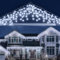LEDYA Icicle Outdoor Christmas Lights, 46ft/14m 360 LED Outdoor Fairy Lights, Mains Powered Outside & Indoor Decorations Icicle Lights with 8 Modes for Window, Roof, Garden, Wall, Gazebo