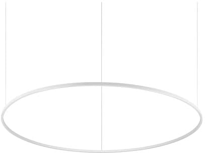 Ideal Lux ORACLE Ringintegrierte LED-Pendel-Deckenleuchte Weiß 150cm 4000K