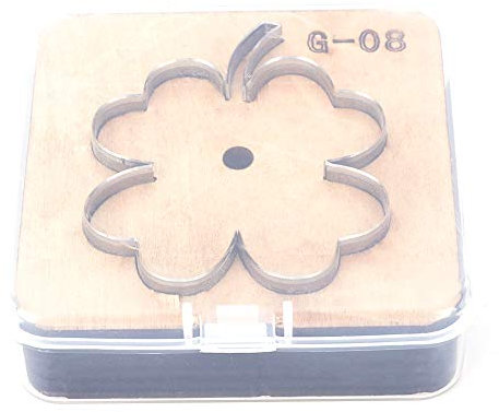 Lederhandwerk DIY Sammelalbum Prägung Blatt Blumenmuster Leder Stanzform Leder Stanzform Holz Stirbt DIY Handgefertigtes Werkzeug Zur Herstellung von Warmen Ornamenten(G 08)