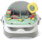 Mamas & Papas Baby Bud Booster Seat for Dining Bundle with Universal Play Tray, Detachable Tray, Harness, Adjustable Seat and Non-Slip Feet - Pebble Grey
