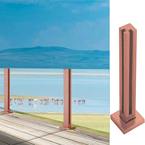 Poteau Garde Corps Verre Pince Balustrade en Verre pour Piscine/hôtel/Canal, Poteau De Garde-Corps pour Entretoise De Verre De 10 À 12 Mm, Pince De Verre D'entrée De Balcon De Cour De Villa