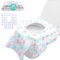 ABirdon 35Pcs Protege Toilette Jetable,Emballé Individuellement Portable Protection Toilette Housses Siège de 60x65cm pour Toilettes Publiques et Voyages