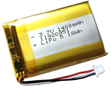 1400 mAh 3,7 V Akku-Ersatz für Turtle Beach Stealth 700 Gen 2/600 Gen 2/600 Gen 1 / 500P / 400 / LucidSound LS15X, JBL Tour ONE M2, ROG Strix Fusion 700 Headset Batterie