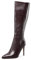 MAGIOPY Donna Alto High Spillo Tacco Heel a Punta Cerniera Altezza Ginocchio Stivali Ballo Feste Casual Dress Inverno Scarpe 10 CM Heels Marrone Scuro 39 EU