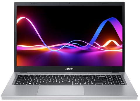 Acer Aspire 3 A315-510P Laptop - Intel Core i3-N305, 8GB, 256GB SSD, Integrated Graphics, 15.6-inch FHD, Windows 11, Silver
