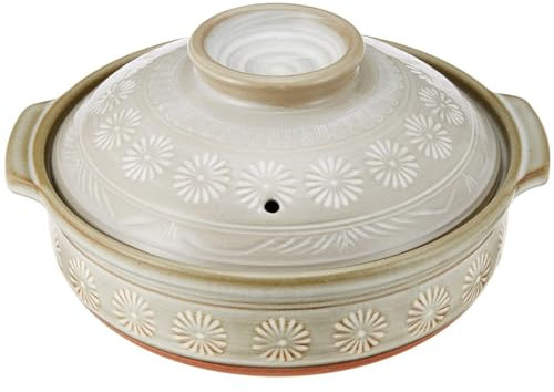 TIKUSAN Donabe Hot Pot japonais Banko Ware fabriqué au Japon (8 Go(2,2 ml.)