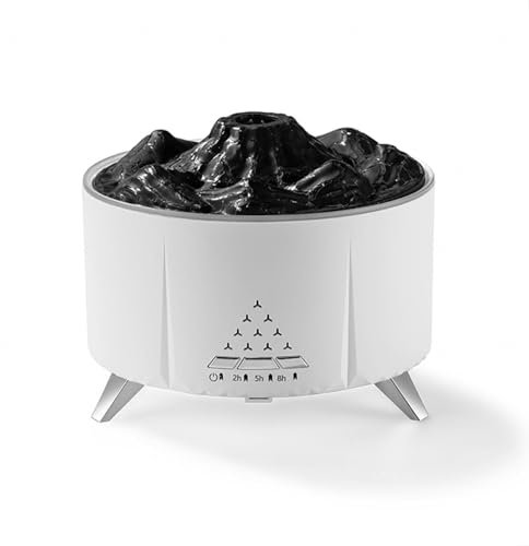 Delyx Air Diffuser For Essential Oils Humidifier And Air Purifier In One, House Diffuser Bluetooth Speaker, Scent Diffuser Machine Air Diffuser For Bedroom,White