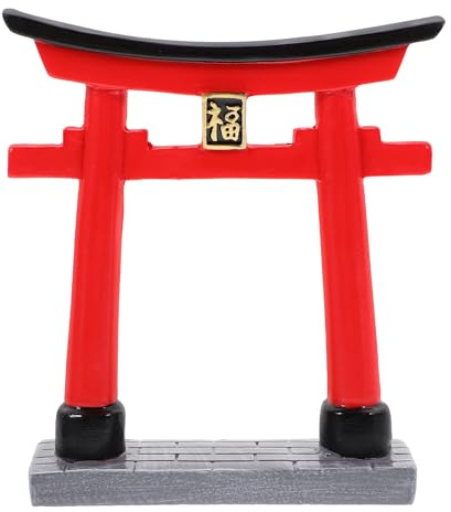 SUPVOX Decoración Japonesa para Puerta de para Acuario, decoración en Miniatura con Santuario Shinto, decoración de jardín Zen para Tanque de Peces, decoración de Paisaje japonés Hecho a