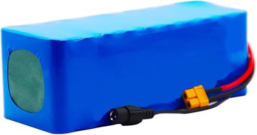 Batterie Li-ION E-Bike 24V 25.2V 36V 48V 52V 8AH 10AH 12AH 15AH 18AH 20AH 25AH 30AH Au Lithium pour Vélo Électrique pour Moteur 200W-750W [Classe Énergétique A] 36V10AH,XT60