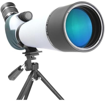 20-60x80 Zoom Monokular-Teleskop Leistungsstarkes Spektiv BAK4 Großes Okular Dual-Fokus-Optik-Linsenstativ for Die Vogelbeobachtung(with Adapter)