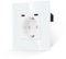 JIMEIDA Steckdose mit USB C 20W Schnelles Laden Weiß,Glas Schuko Steckdosen Two Typ-C Port,Unterputz 86 * 86mm,16Amp 250V