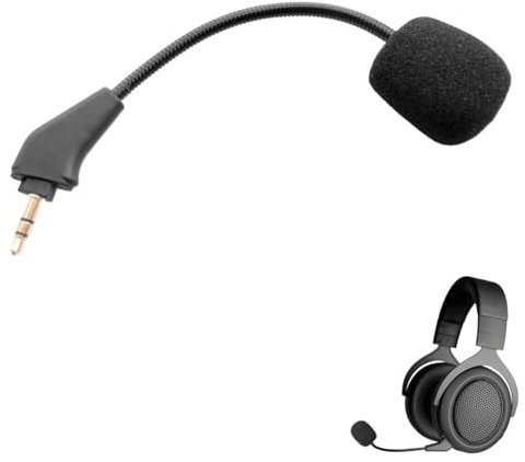 V-MOTA Ersatz-Spiel-Mikrofon für Corsair HS50 HS50Pro HS60 HS70SE PS4 Pro PS5 Xbox One X Computer PC Gaming Headsets (nicht kompatibel mit HS35) (1 Stück)