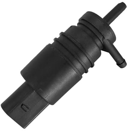 Hajus 9591012 Wascherpumpe Wischerpumpe Waschwasserpumpe 67127302589 kompatibel mit BMW 1er E81 3er E90 F30 X1 X3 Z4