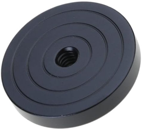 Uqezagpa Aluminium-Flansch 1/4-20, 3 Löcher, Flansch für Verlängerungsstange, Licht, Camping